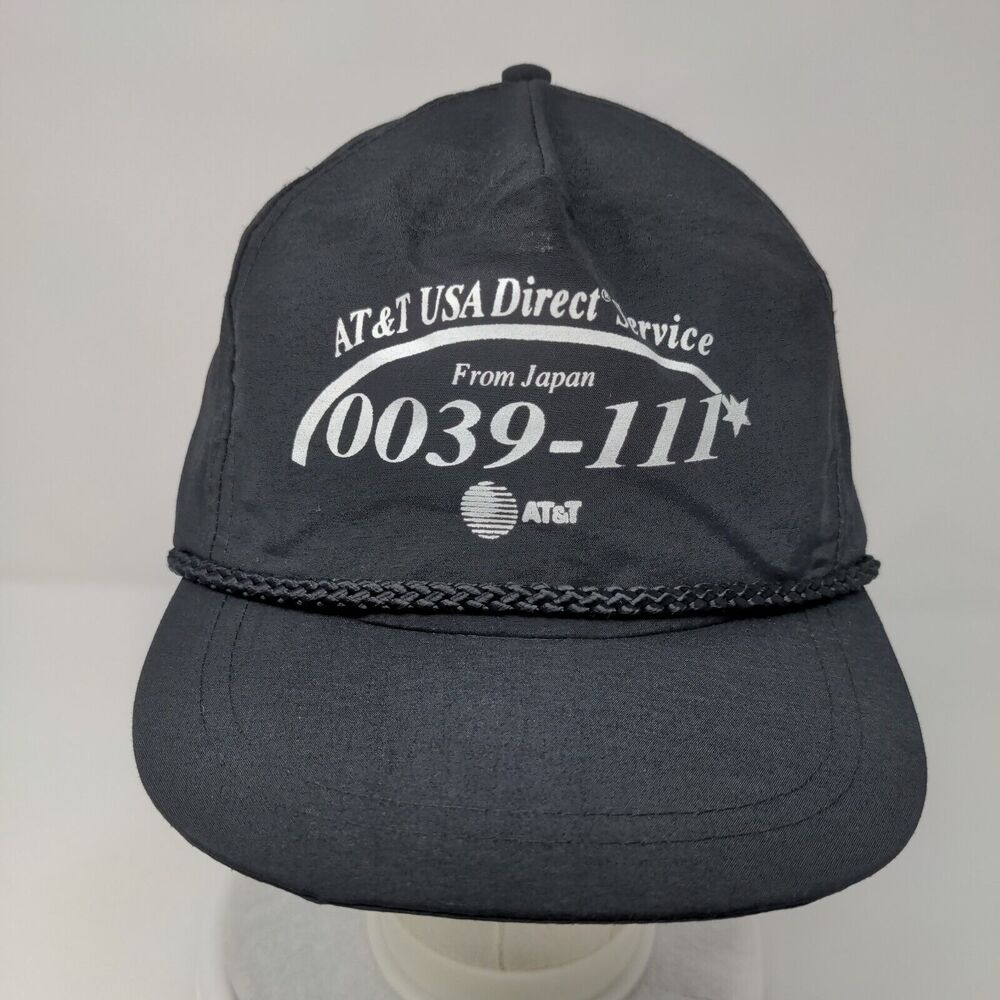 At&T Usa Direct Service From Japan 0039-111 Snapback Hat Black Osfa Rope Kc Caps View 2